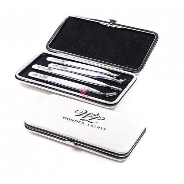 Penar din piele ecologica pentru depozitat pensete Wonder Lashes